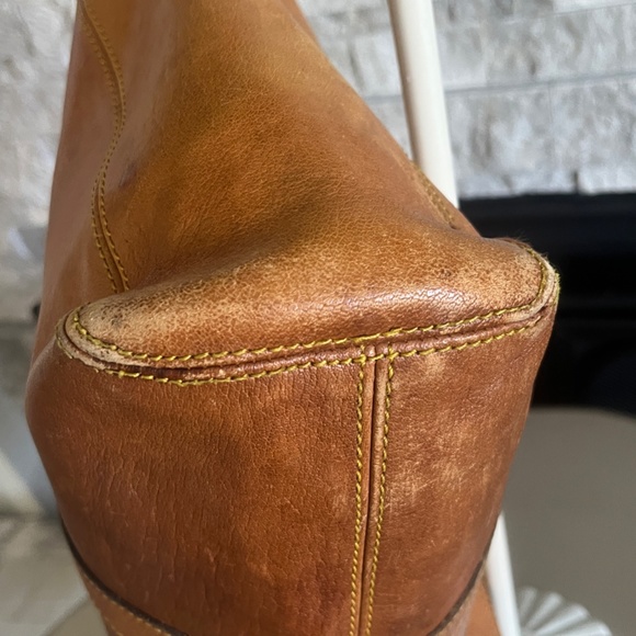 Large Eddie Bauer Tote Retro All Leather - Picture 8 of 16